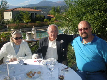 Lunch with French agent and friend